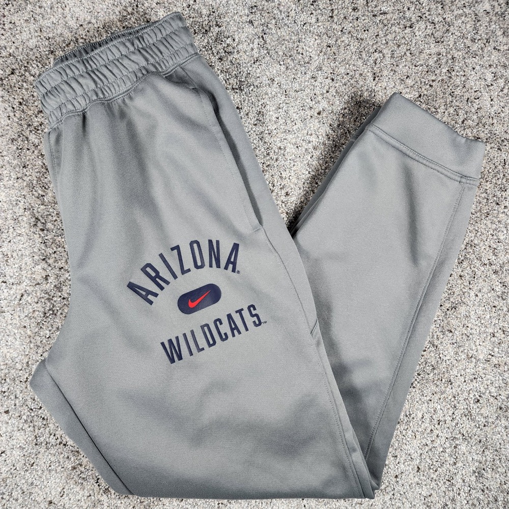 Nike Sweatpants Mens Small Arizona Wildcats Dri-FIT Gray Joggers EUC MSRP $75